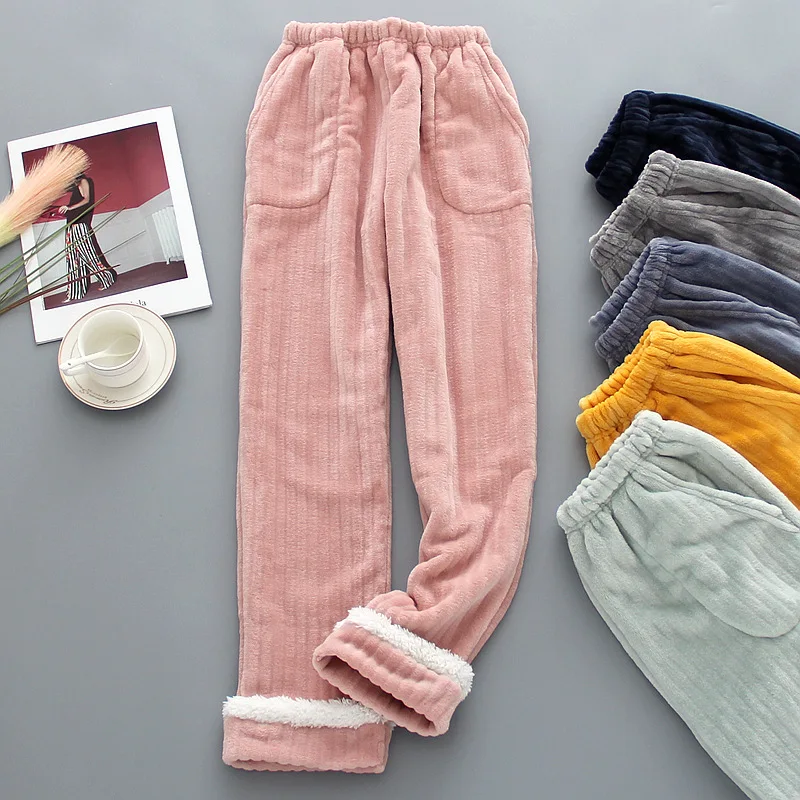 Women's autumn and winter household trousers thick coral velvet velvet plus size pants trousers casual pants pajamas women
Women's autumn and winter household trousers thick coral velvet velvet plus size pants trousers casual pants pajamas women