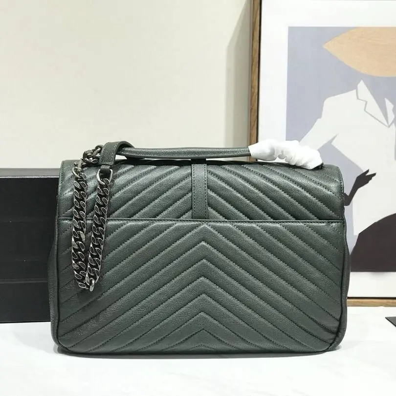 Fashion Chain Women's bag Messenger wallet Bag Famous Brand Design Crossbody bags real leather black Chain Shoulder Bags
Fashion Chain Women's bag Messenger wallet Bag Famous Brand Design Crossbody bags real leather black Chain Shoulder Bags