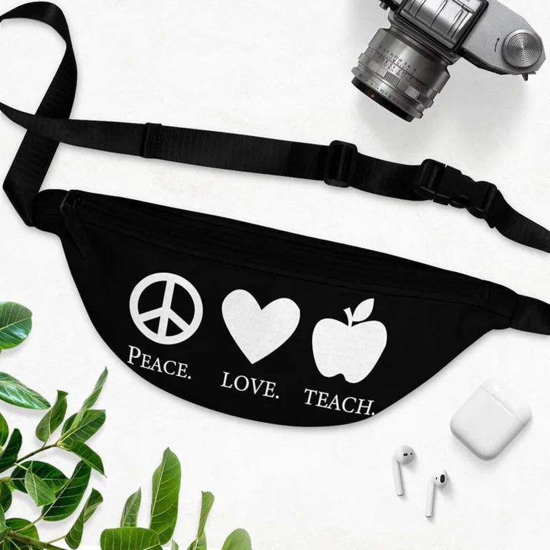 Поясная сумка с надписью «Peace Love учить», забавный подарок на Рождество, День учителя, день рождения, выпускной, возвращение к школе, для учени...
Поясная сумка с надписью «Peace Love учить», забавный подарок на Рождество, День учителя, день рождения, выпускной, возвращение к школе, для учени...