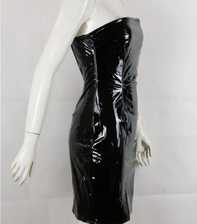 Sexy Black PU Leather Women Summer Dress 2021 Sleeveless Strapless Club Pencil Mini Bodycon Party Dresses Vestidos
Sexy Black PU Leather Women Summer Dress 2021 Sleeveless Strapless Club Pencil Mini Bodycon Party Dresses Vestidos