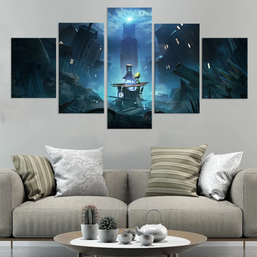 No Framed Canvas 5Pcs Horror Game Little Nightmare Wall Posters Pictures Paintings Home Decor Accessories Living Room Decoration
No Framed Canvas 5Pcs Horror Game Little Nightmare Wall Posters Pictures Paintings Home Decor Accessories Living Room Decoration
