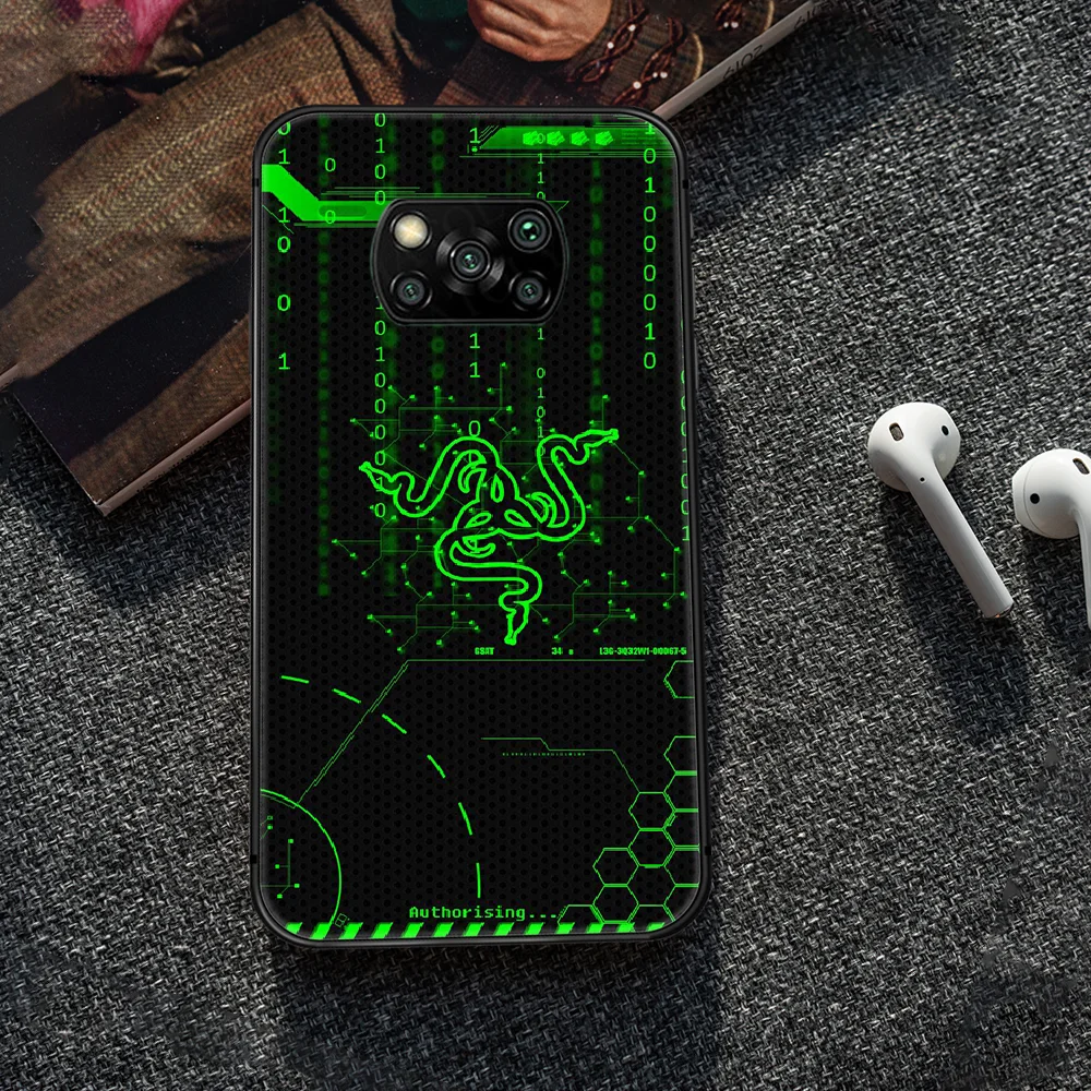 Razer Brand Phone case Cover Hull For Xiaomi Mi A2 A3 8 9 9T Note 10 Se Lite Pro black Prime Trend Bumper Tpu Hoesjes Painting 
Razer Brand Phone case Cover Hull For Xiaomi Mi A2 A3 8 9 9T Note 10 Se Lite Pro black Prime Trend Bumper Tpu Hoesjes Painting
