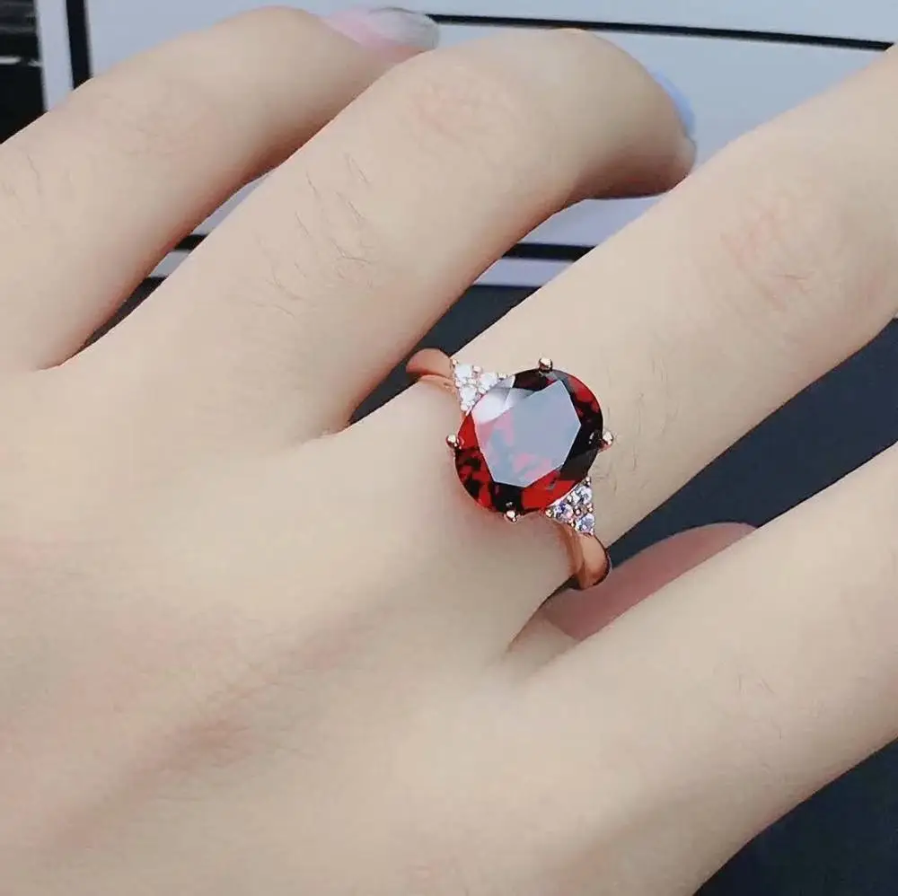 SHILOVEM 925 silver natural red garnet rings open trendy party wholesale Fine women Birthday gift new 8*10mm jcj0810999ags
SHILOVEM 925 silver natural red garnet rings open trendy party wholesale Fine women Birthday gift new 8*10mm jcj0810999ags