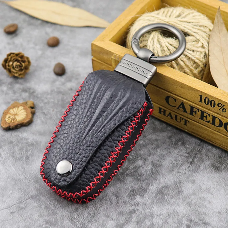 Original Leather Car Key Bag Handmade Universal Key Holder Zipper Shield Key Case Cover Genuine Leather Keychain Wallet Unisex
Original Leather Car Key Bag Handmade Universal Key Holder Zipper Shield Key Case Cover Genuine Leather Keychain Wallet Unisex