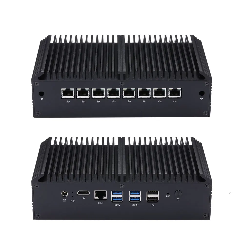 Мини-роутер 8 gigabit LAN I7 8550U I5 8250U I3 8130U используется в качестве