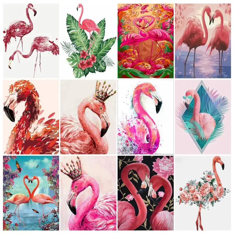 PhotoCutom Frame DIY Painting By Numbers Flamingo Animals Kit Canvas Picture By Numbers Hand Painted For Home Decoration Gift Ar
PhotoCutom Frame DIY Painting By Numbers Flamingo Animals Kit Canvas Picture By Numbers Hand Painted For Home Decoration Gift Ar