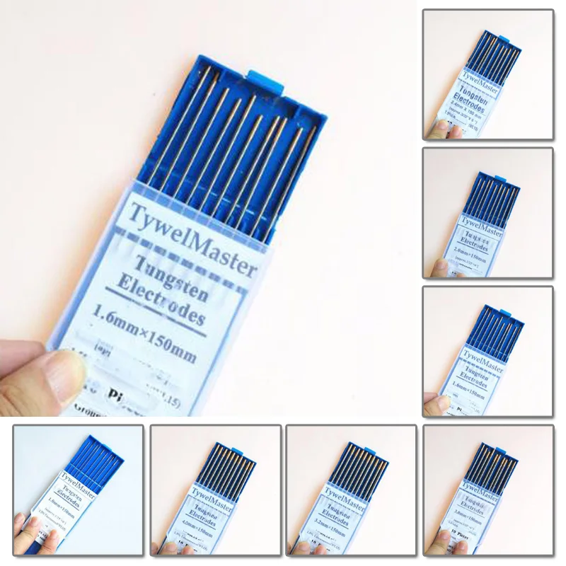 10PCS Professional Supply WL15 Tungsten Welding Electrode Tig Rod 1.0/1.6 /2.0/2.4/3.0/3.2/4.0Lanthanum Tungsten Electrode
10PCS Professional Supply WL15 Tungsten Welding Electrode Tig Rod 1.0/1.6 /2.0/2.4/3.0/3.2/4.0Lanthanum Tungsten Electrode