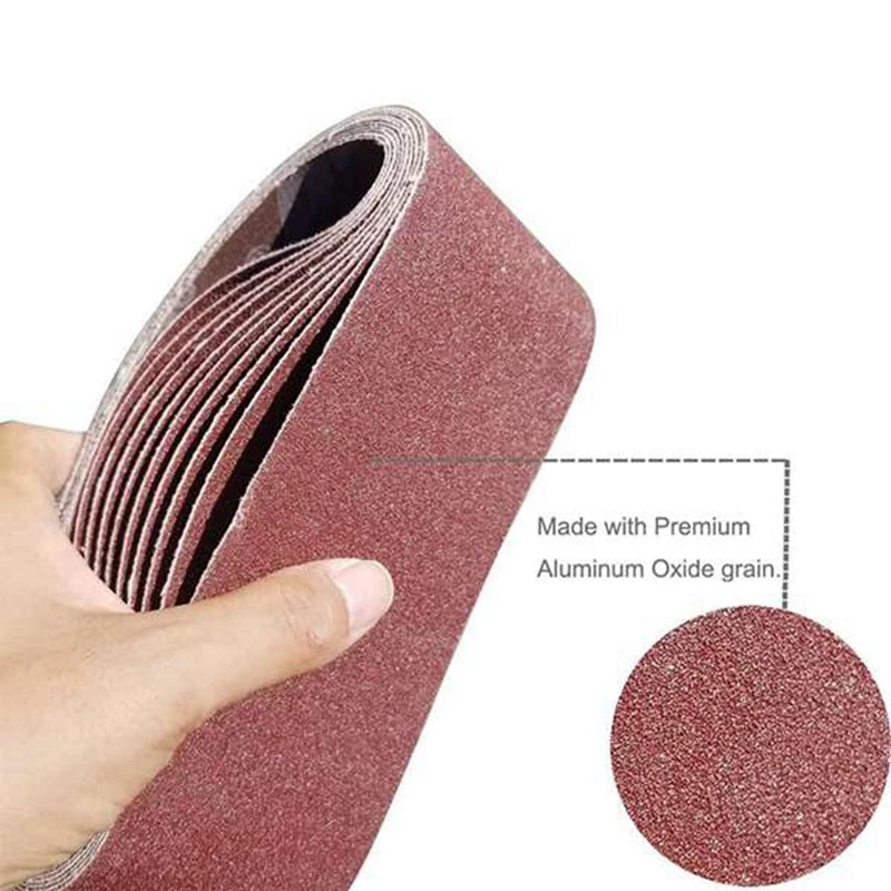 20 Pcs 4 x 36 Inch Aluminum Oxide Sanding Belts Heavy Duty Sanding Belts Multipurpose Abrasive Belts for Belt Sander
20 Pcs 4 x 36 Inch Aluminum Oxide Sanding Belts Heavy Duty Sanding Belts Multipurpose Abrasive Belts for Belt Sander