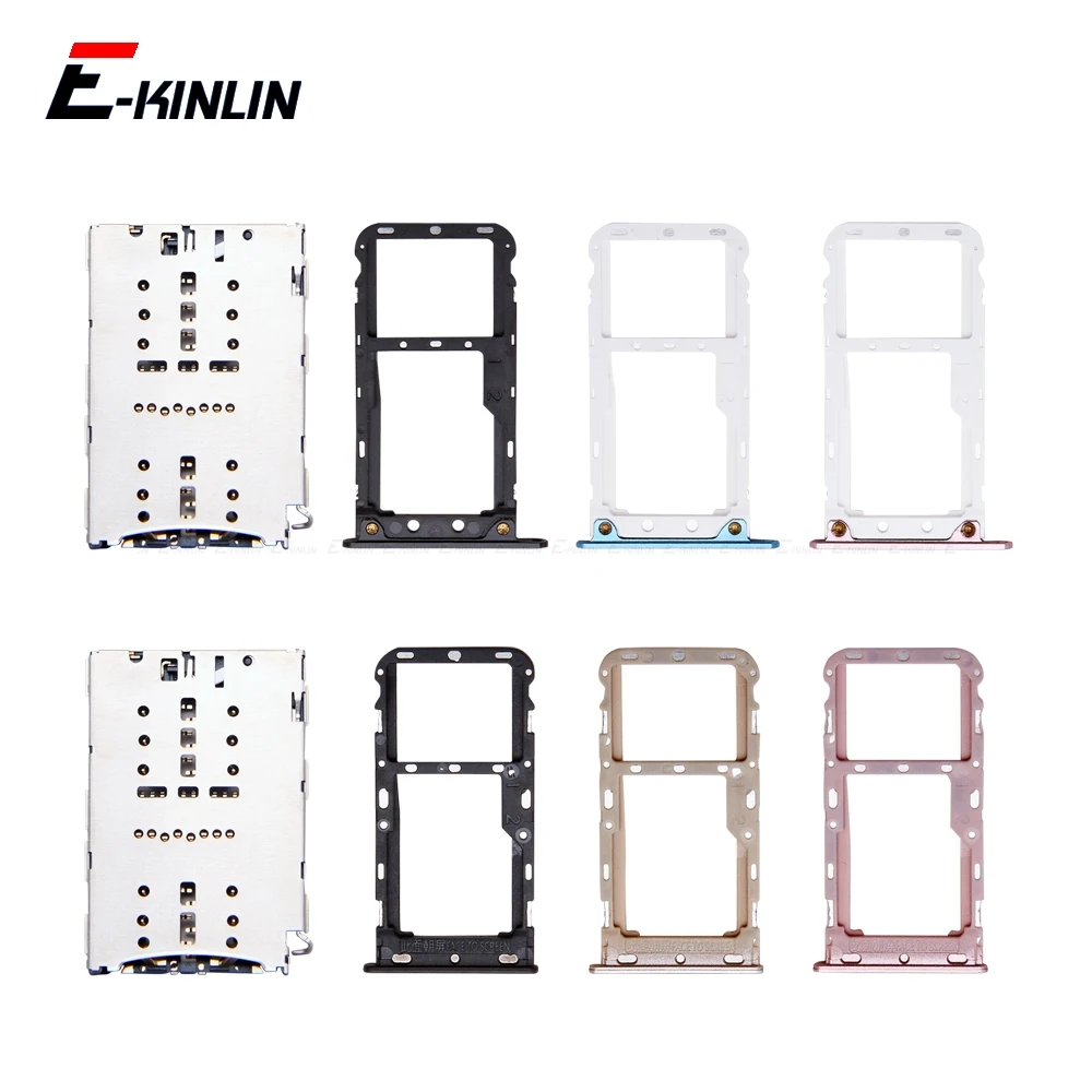 10pcs/lot Sim Micro SD Card Socket Holder Slot Tray Reader For XiaoMi Redmi 5 Plus Note 5 Pro Adapter Container Connector Parts
10pcs/lot Sim Micro SD Card Socket Holder Slot Tray Reader For XiaoMi Redmi 5 Plus Note 5 Pro Adapter Container Connector Parts