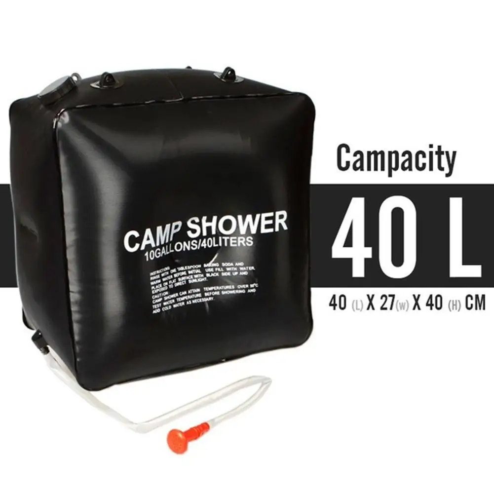 40L Shower Bag Energy Heated Bathing Bag Portable Solar Heated Outdoor Camping Hiking Climbing Body Pet Cleaning Water Bag
40L Shower Bag Energy Heated Bathing Bag Portable Solar Heated Outdoor Camping Hiking Climbing Body Pet Cleaning Water Bag