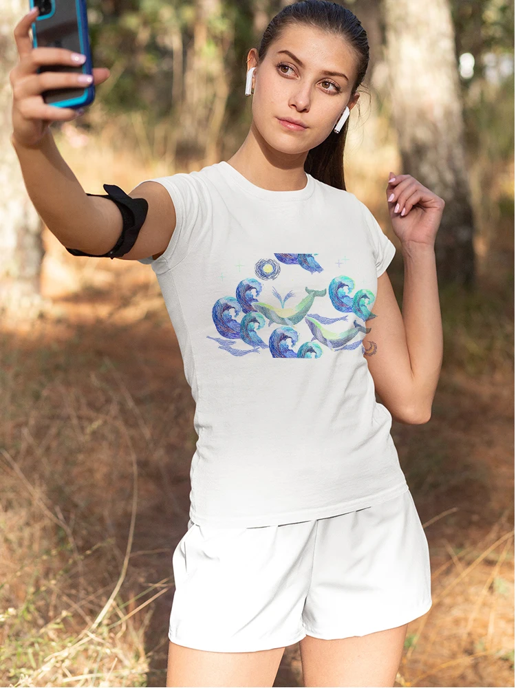 Women T-shirt Trendy Gorgeous Pop Short Sleeve Sea Waves And Lighthouse Printed T-shirt Casual Modern Exquisite Oversize Tshirt
Women T-shirt Trendy Gorgeous Pop Short Sleeve Sea Waves And Lighthouse Printed T-shirt Casual Modern Exquisite Oversize Tshirt