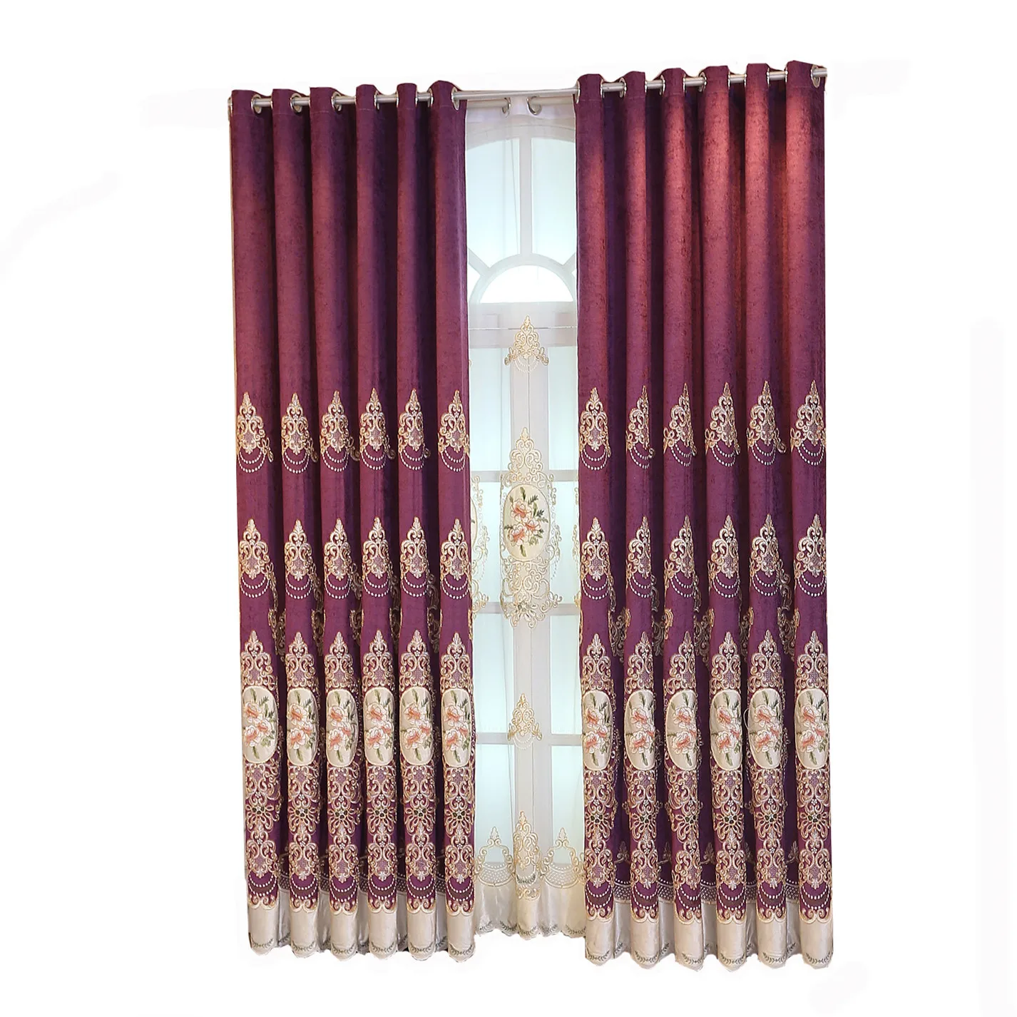 European Curtains for Living Room Luxury Chenille Embroidered Spring Room High Shading Curtains for Dining Room Bedroom
European Curtains for Living Room Luxury Chenille Embroidered Spring Room High Shading Curtains for Dining Room Bedroom
