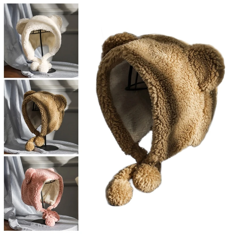 Шапка-ушанка женская, зимняя, ветрозащитная, с помпоном 
Шапка-ушанка женская, зимняя, ветрозащитная, с помпоном