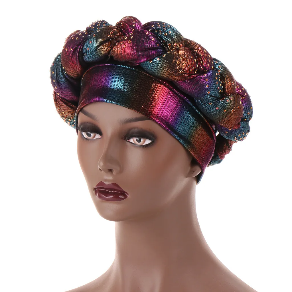 Thick Braid Wrapped Jersey Hijab African Women Elastic Sponge Turban Headband Elastic Chemo Hat Easy Cap Headwrap Hair Accessory
Thick Braid Wrapped Jersey Hijab African Women Elastic Sponge Turban Headband Elastic Chemo Hat Easy Cap Headwrap Hair Accessory