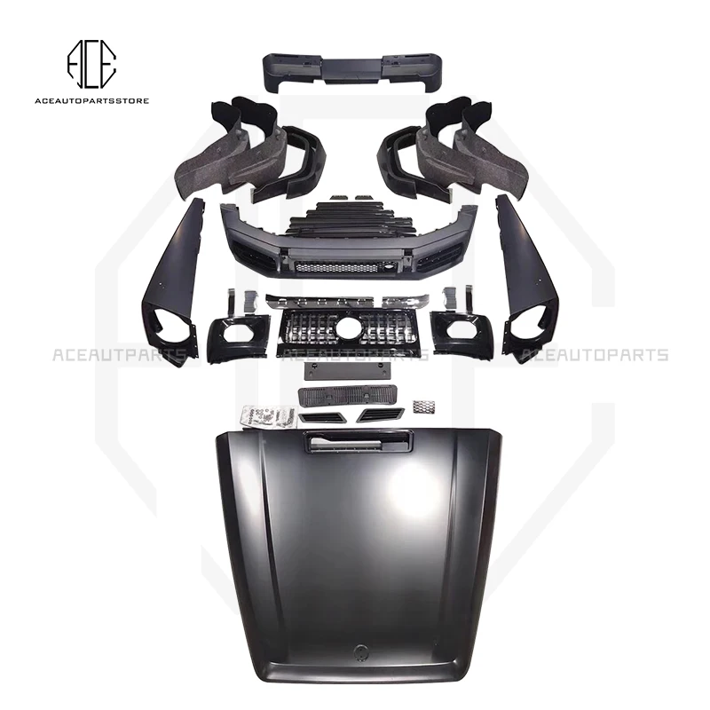 G class w463 upgrade to 2019 new w464 G63 body kit for w463 G500 G350 to W463A W464 G63 bumpers old to new upgrade
G class w463 upgrade to 2019 new w464 G63 body kit for w463 G500 G350 to W463A W464 G63 bumpers old to new upgrade