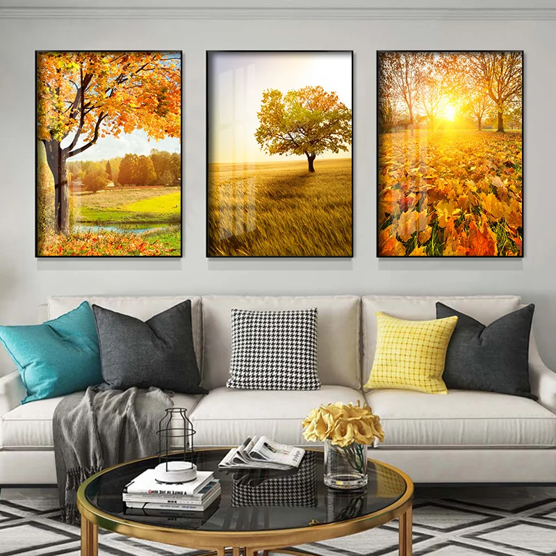 Autumn Landscape Tree Fallen Leaves Sunset River Boat Canvas Painting Sofa Background Wall Picture Poster Living Room Decoration
Autumn Landscape Tree Fallen Leaves Sunset River Boat Canvas Painting Sofa Background Wall Picture Poster Living Room Decoration