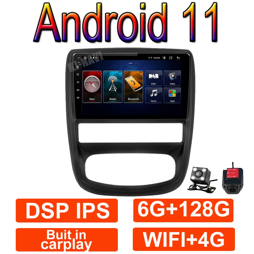 Android 11 WIFI BT 6+128G 8-core DSP Car Radio For Renault Duster 1 2010 - 2015 For Nissan Terrano 2014 - 2020 Video Multimedia
Android 11 WIFI BT 6+128G 8-core DSP Car Radio For Renault Duster 1 2010 - 2015 For Nissan Terrano 2014 - 2020 Video Multimedia