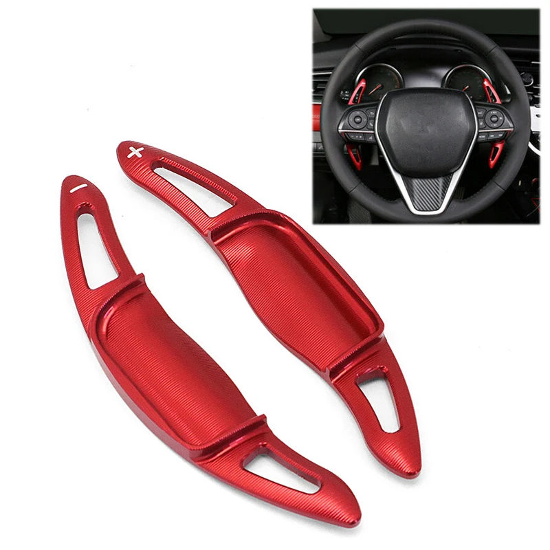 For Toyota Camry 2018 2019 Add-On Car Steering Wheel Shift Paddle Shifters Extension Covers Aluminum Alloy Red Auto car styling
For Toyota Camry 2018 2019 Add-On Car Steering Wheel Shift Paddle Shifters Extension Covers Aluminum Alloy Red Auto car styling