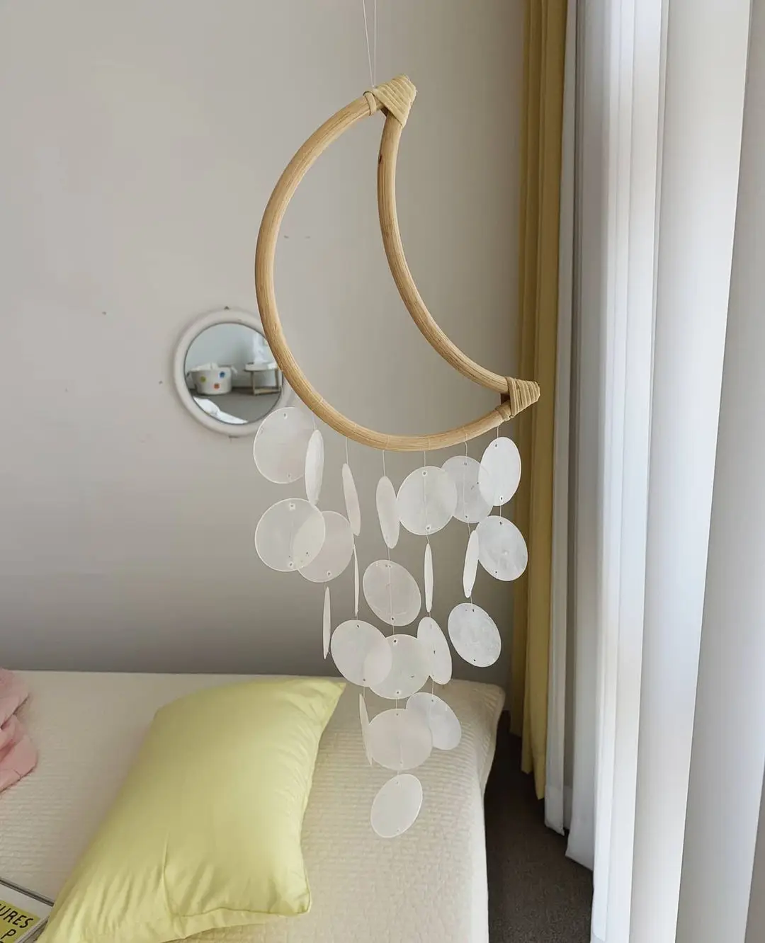 Новая Лунная ракушка, украшение на дверь балкона, спальни, украшение для комнаты девочки
Новая Лунная ракушка, украшение на дверь балкона, спальни, украшение для комнаты девочки