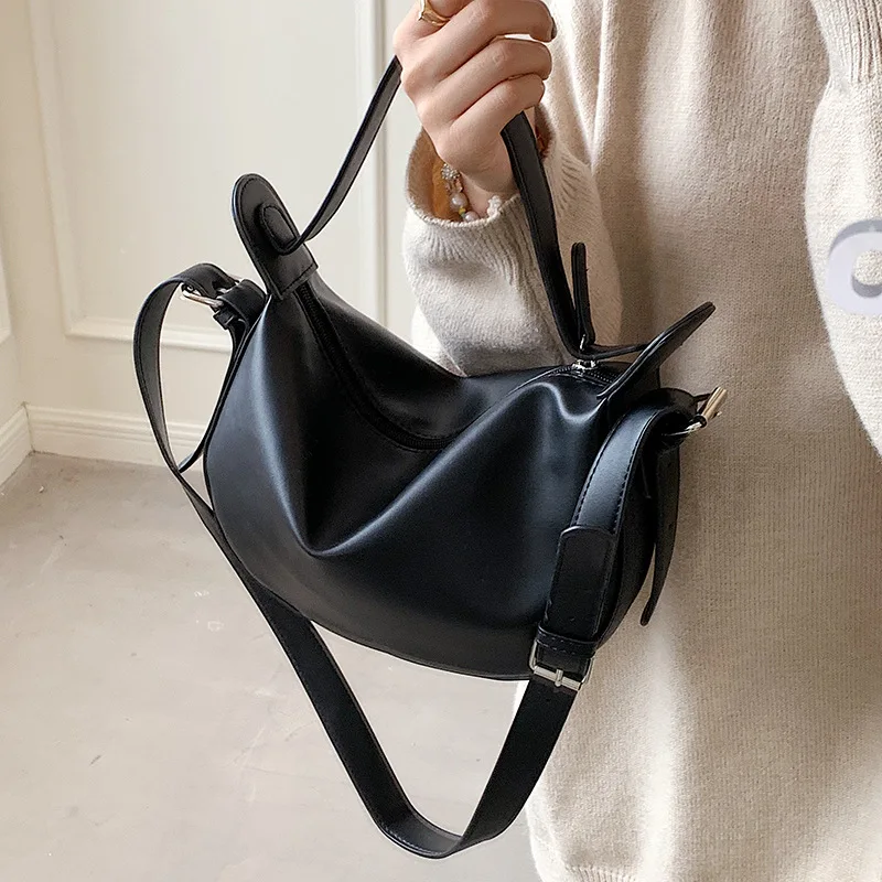 Retro Solid Women's Bag Tote Pu Leather Crossbody Shoulder Bags for Women Brand Design Female Handbag New Simple Shopper Totes
Retro Solid Women's Bag Tote Pu Leather Crossbody Shoulder Bags for Women Brand Design Female Handbag New Simple Shopper Totes