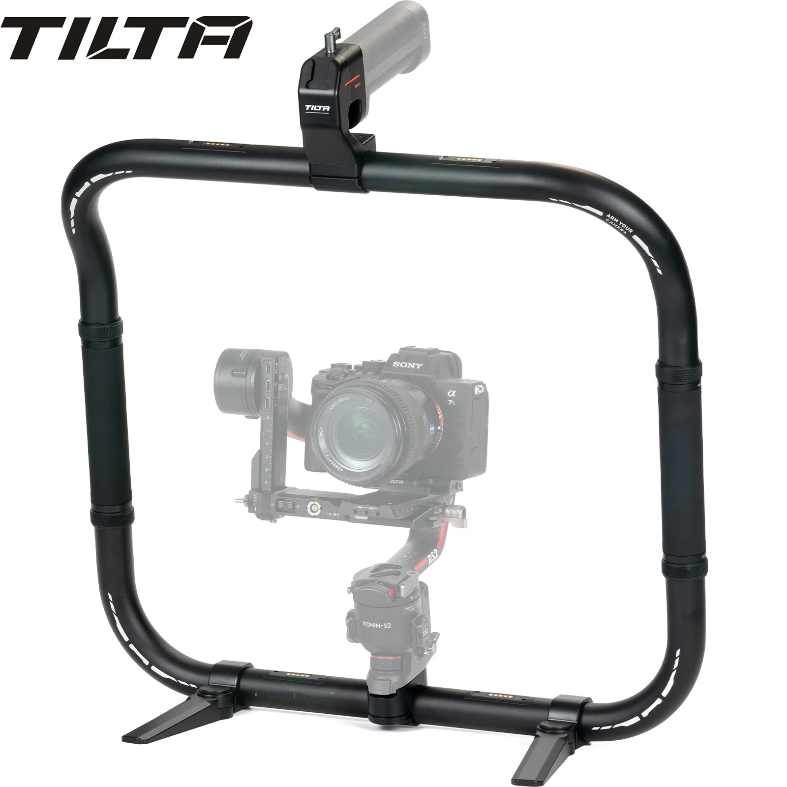 TILTA TGA-ARG TGA-BRG Ring Grip Gimbal Handle Camera Holder for DJI RS2 / RSC2 Handheld Gimbal Carbon Fiber Ring Support V mount
TILTA TGA-ARG TGA-BRG Ring Grip Gimbal Handle Camera Holder for DJI RS2 / RSC2 Handheld Gimbal Carbon Fiber Ring Support V mount