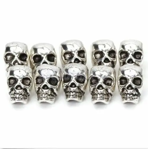 10Pack Wholesale Tibet Silver Antique Steampunk Skull Spacer Bead DIY Jewelry Craft Fingdings Accessories For Necklace Bracelets
10Pack Wholesale Tibet Silver Antique Steampunk Skull Spacer Bead DIY Jewelry Craft Fingdings Accessories For Necklace Bracelets