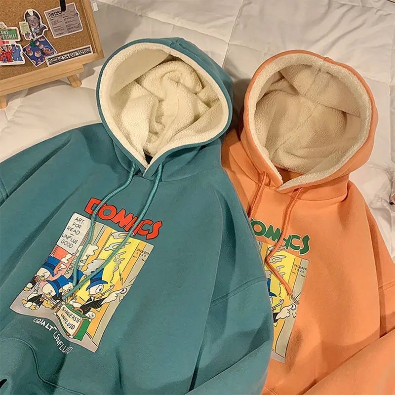 Graffiti Cartoon Printed Sweatshirt Men's and Women's Harajuku Woolen Hoodie 2021 New Hip Hop Fashion Pullover Loose Warm Top
Graffiti Cartoon Printed Sweatshirt Men's and Women's Harajuku Woolen Hoodie 2021 New Hip Hop Fashion Pullover Loose Warm Top