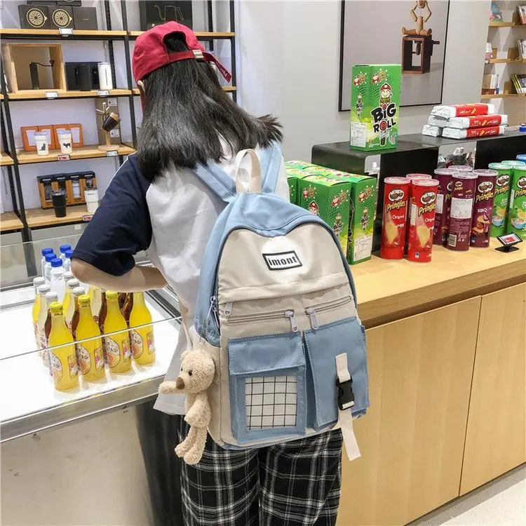 Рюкзак Harajuku Женский, нейлоновый, с застежкой, водонепроницаемый, школьный, большой, 2020
Рюкзак Harajuku Женский, нейлоновый, с застежкой, водонепроницаемый, школьный, большой, 2020