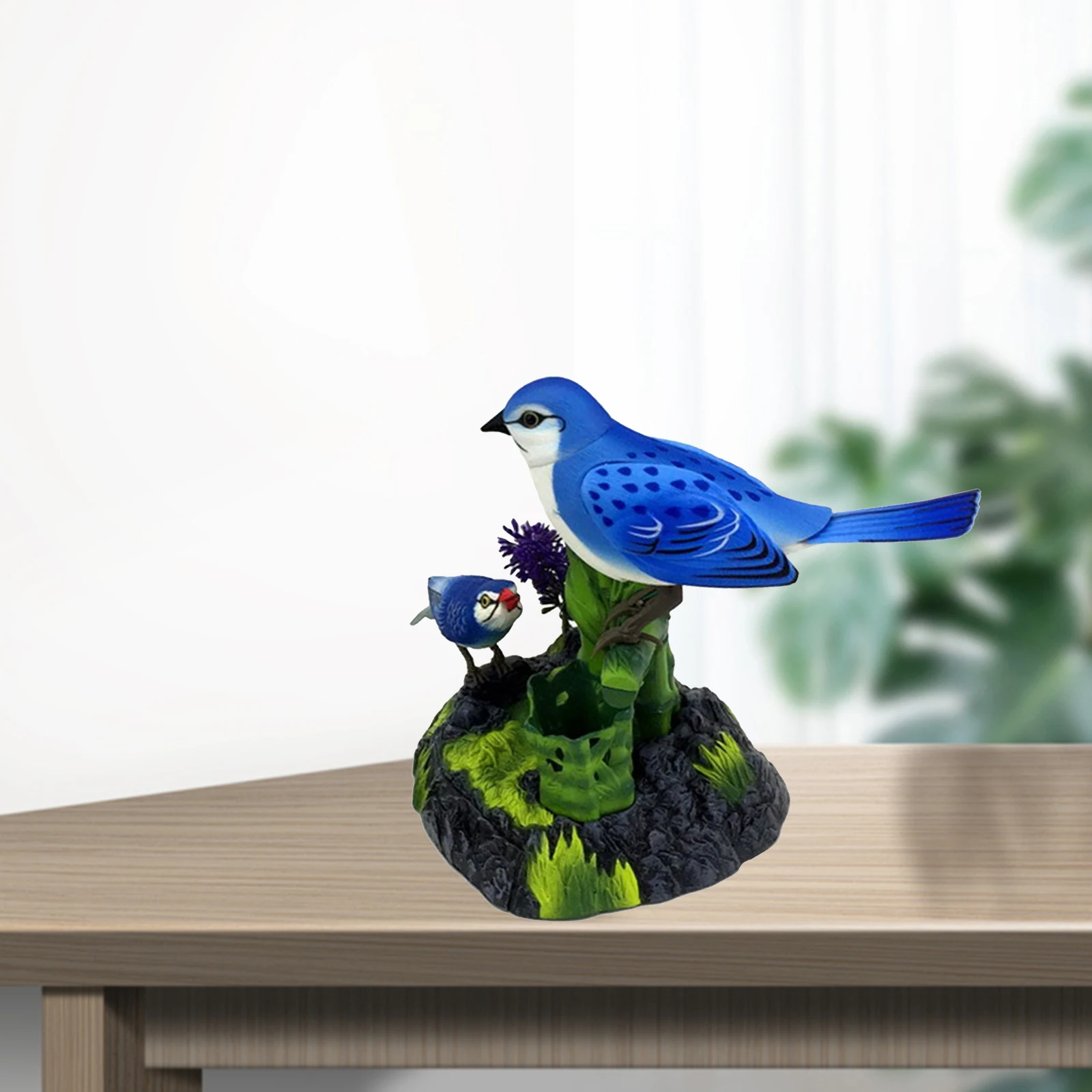 Игрушка для птиц с имитацией звука и голосовым управлением пирсинг-попугай