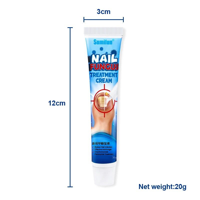 Sumifun 20g Nail Repair Cream Nail Fungus Treatment Onychomycosis Paronychia Ointment Dead Skin Removal Nail Growth Cream K10010
Sumifun 20g Nail Repair Cream Nail Fungus Treatment Onychomycosis Paronychia Ointment Dead Skin Removal Nail Growth Cream K10010