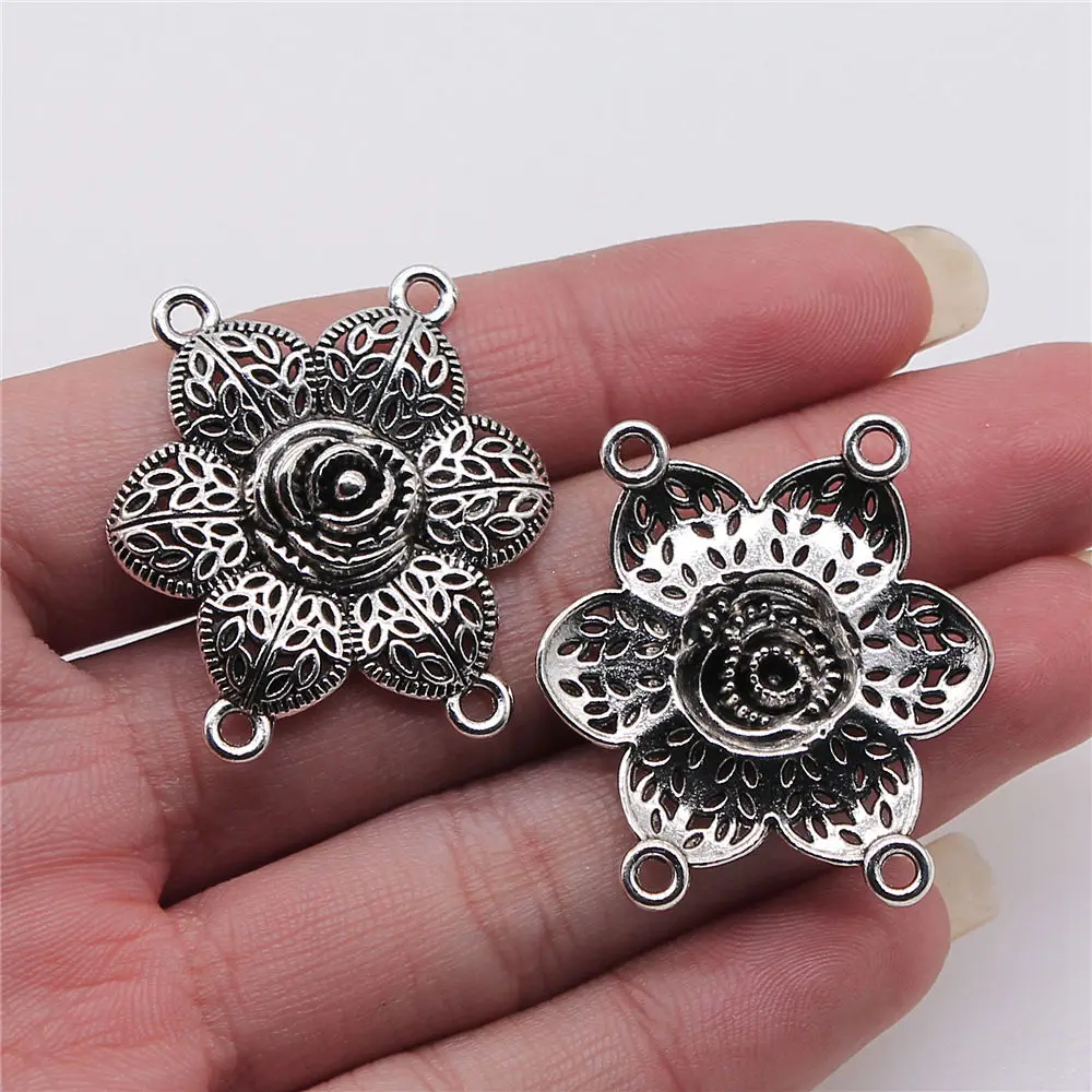 Antique Silver Color 32x35mm 4-hole Body Chain Connector Charms For Jewelry Making Accessories Crafts 50 Pieces
Antique Silver Color 32x35mm 4-hole Body Chain Connector Charms For Jewelry Making Accessories Crafts 50 Pieces