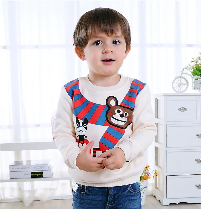 Baby Girls Sweatshirts Children Winter Thicken Hoodies Clothes Toddler Casual Sweater Kids Plus Velvet Boys Tops Costume | Мать и ребенок