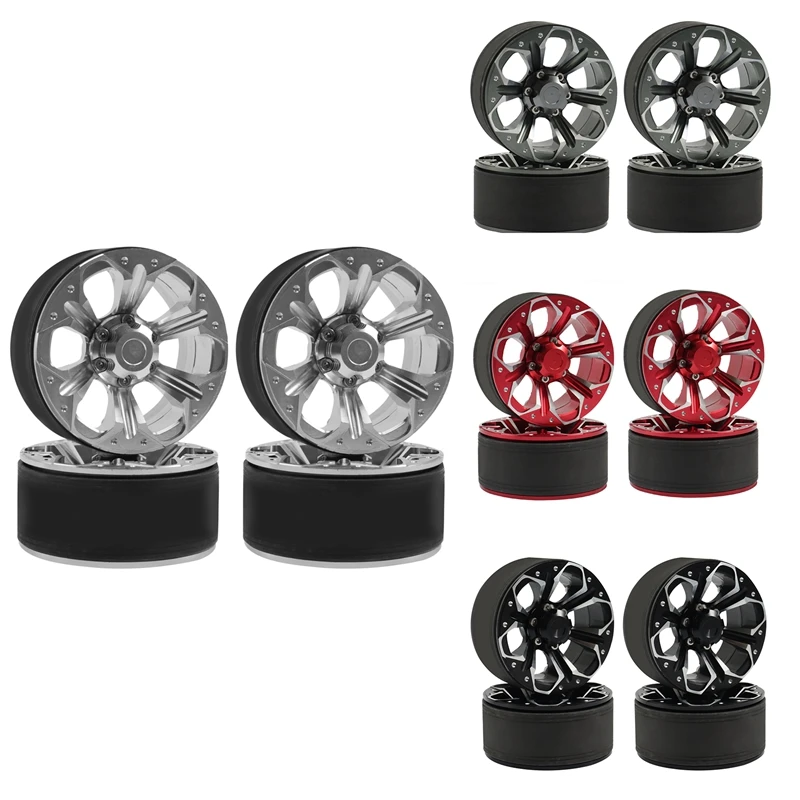 4Pcs Metal 1.9 Beadlock Wheel Rims Hub for 1/10 RC Crawler Car Axial SCX10 90046 AXI03007 Traxxas TRX4 D90
4Pcs Metal 1.9 Beadlock Wheel Rims Hub for 1/10 RC Crawler Car Axial SCX10 90046 AXI03007 Traxxas TRX4 D90