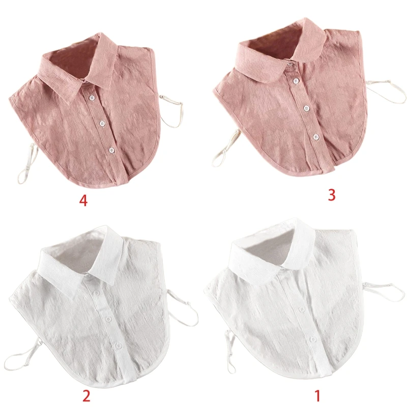 Women Cotton Lapel False Collar Floral Jacquard Detachable Half Blouse Dickey 85WB
Women Cotton Lapel False Collar Floral Jacquard Detachable Half Blouse Dickey 85WB