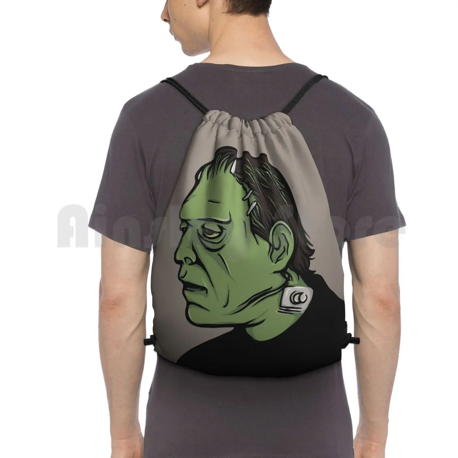 The Monster Frankenstein Backpack Drawstring Bag Riding Climbing Gym Bag Mary Shelley Frankenstein Monster Bride Horror
The Monster Frankenstein Backpack Drawstring Bag Riding Climbing Gym Bag Mary Shelley Frankenstein Monster Bride Horror