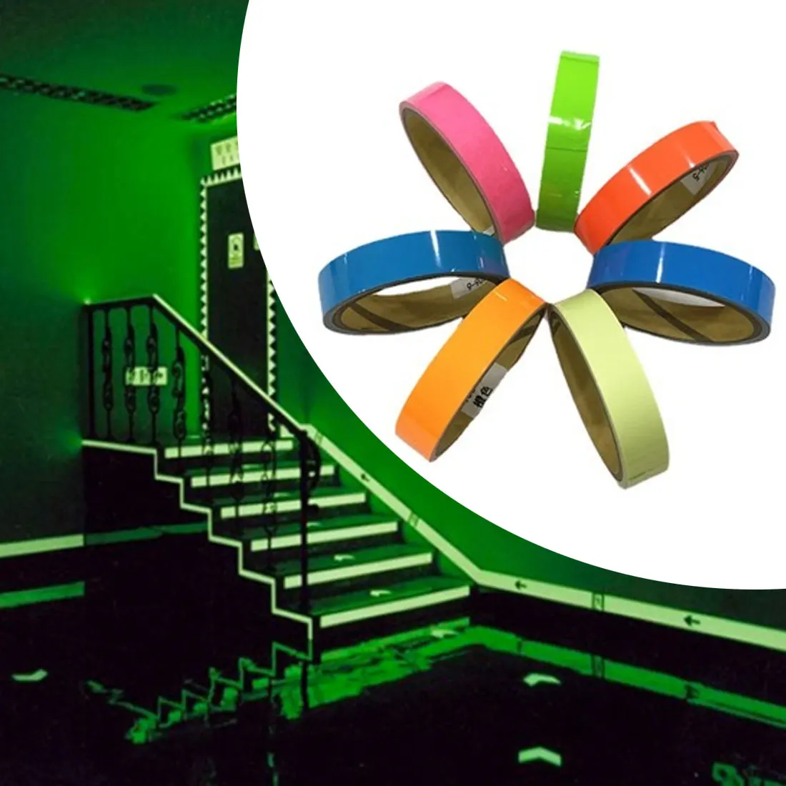 Luminous Tape 10mm*10m Self-adhesive Tape Night Vision Glow In Dark Safety Warning Security Stage Home Decoration Tapes
Luminous Tape 10mm*10m Self-adhesive Tape Night Vision Glow In Dark Safety Warning Security Stage Home Decoration Tapes