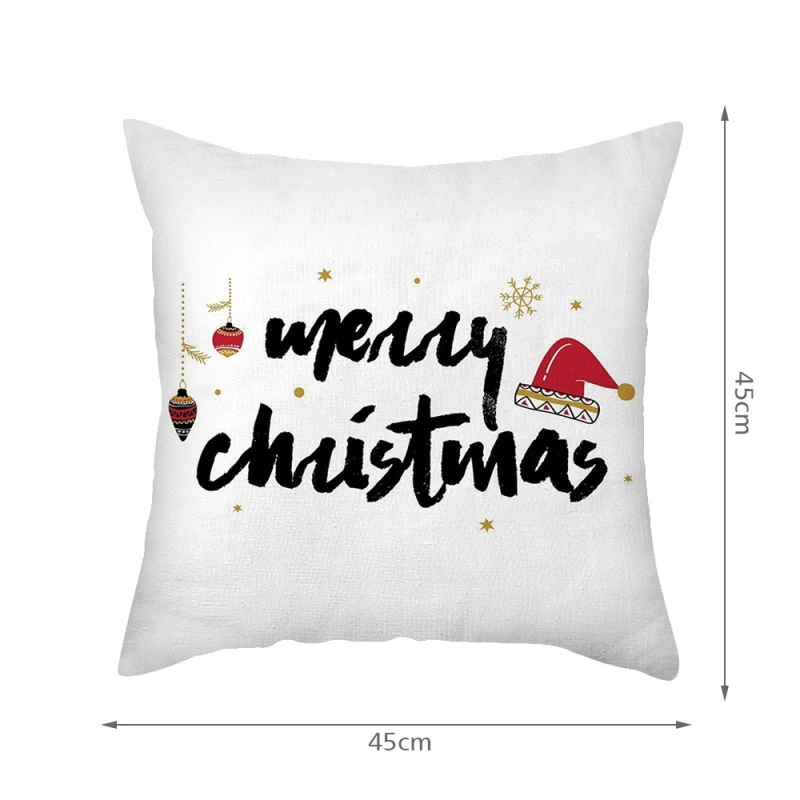 45x45 Christmas Blank and Whtie Letter Style Peach Skin Pillows Cover Sofa Bed Decorative Pillows Case For Home Winter
45x45 Christmas Blank and Whtie Letter Style Peach Skin Pillows Cover Sofa Bed Decorative Pillows Case For Home Winter