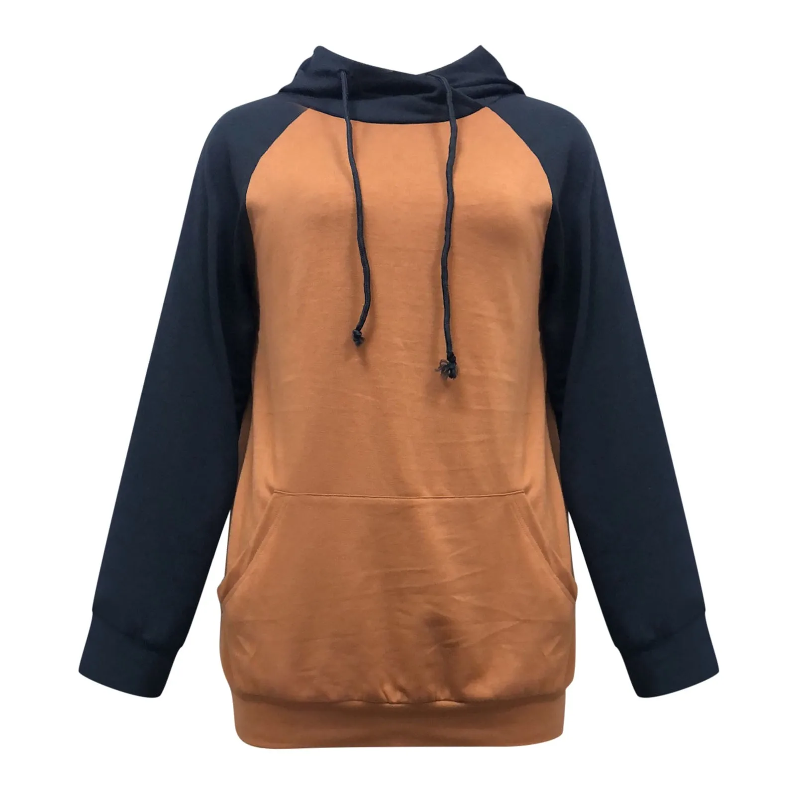 Women's Winter Hooded Sweatshirt Autumn Pullover Patckwork Loose Wild Long-sleeved Korean Tops Hoodie Sweatshirt Tops 2021 
Women's Winter Hooded Sweatshirt Autumn Pullover Patckwork Loose Wild Long-sleeved Korean Tops Hoodie Sweatshirt Tops 2021