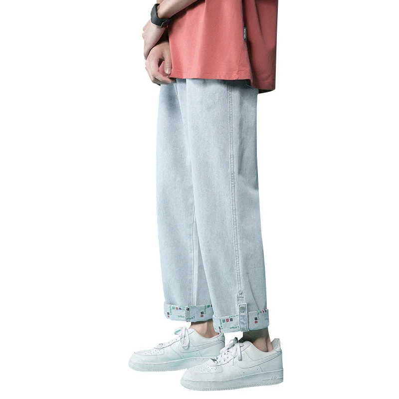 Men's Jeans Fashion Loose Straight New Casual Wide Leg Pants Cowboy Mans Streetwear Korean Hip Hop Trousers Summer Print Jeans
Men's Jeans Fashion Loose Straight New Casual Wide Leg Pants Cowboy Mans Streetwear Korean Hip Hop Trousers Summer Print Jeans