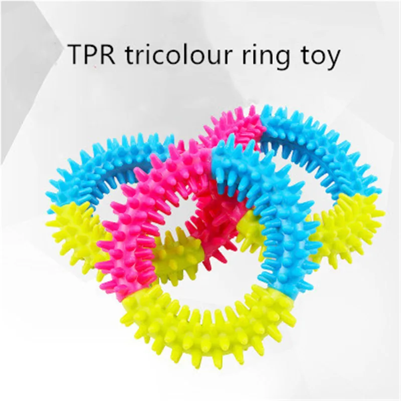 1pcs Hot Sale Pet Dog Toys Cute TPR Three-colored Thorns Toy Rubber Resistant Barbed Bite Clean Teeth Chew Training Toy Supplies
1pcs Hot Sale Pet Dog Toys Cute TPR Three-colored Thorns Toy Rubber Resistant Barbed Bite Clean Teeth Chew Training Toy Supplies