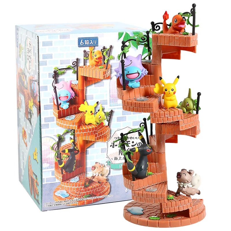 Anime Monsters Step Series Charmander Ditto Wooper Umbreon Larvitar Rockruff Min PVC Figures Toys 6pcs/set 
Anime Monsters Step Series Charmander Ditto Wooper Umbreon Larvitar Rockruff Min PVC Figures Toys 6pcs/set