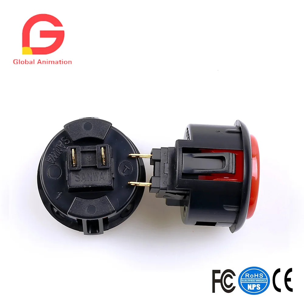 OBSF-30 Arcade Button For USB MAME Controller Joystick Games Console (Mad Catz SF4 Tournament & Mayflash F300 Compatible | Спорт и