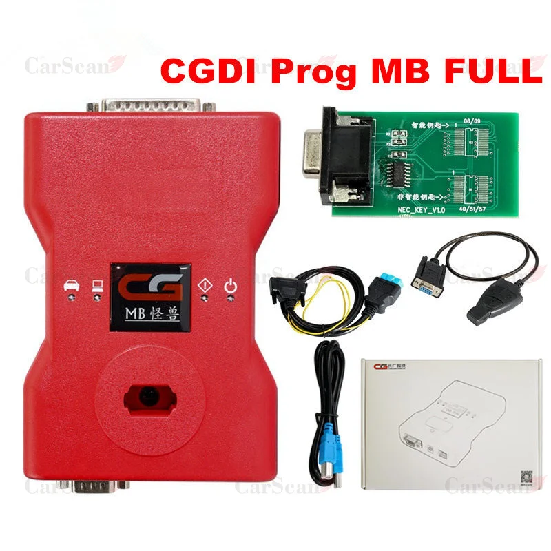 

CGDI Prog MB Supports All Key Lost CGDI MB For BENZ Add Fastest Key via OBD Full Adapters ELV Simulator/ELV Adapter/AC/EIS Wire