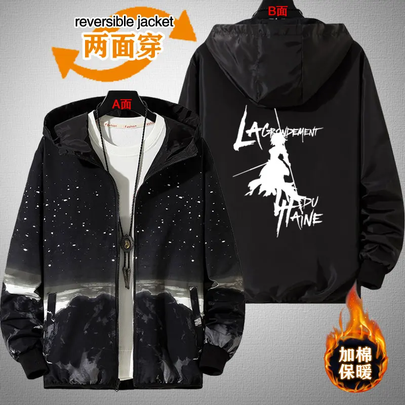 New Spring Fate Zero Saber Hoodie Anime FGO Jeanne d'Arc Fall Winter Men Coat Women Fashion Reversible Jacket
New Spring Fate Zero Saber Hoodie Anime FGO Jeanne d'Arc Fall Winter Men Coat Women Fashion Reversible Jacket