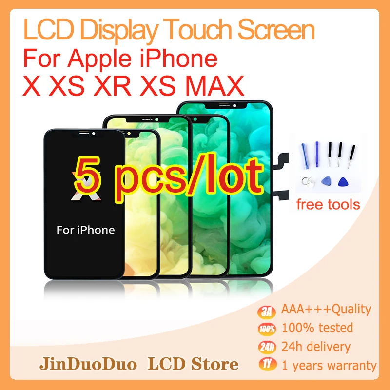 5 шт./лот Amoled ЖК-экраны для iPhone X XS XR XS MAX для Apple Iphone XR замена экрана X мобильный телефон Lcd для Iphone X дисплей
5 шт./лот Amoled ЖК-экраны для iPhone X XS XR XS MAX для Apple Iphone XR замена экрана X мобильный телефон Lcd для Iphone X дисплей