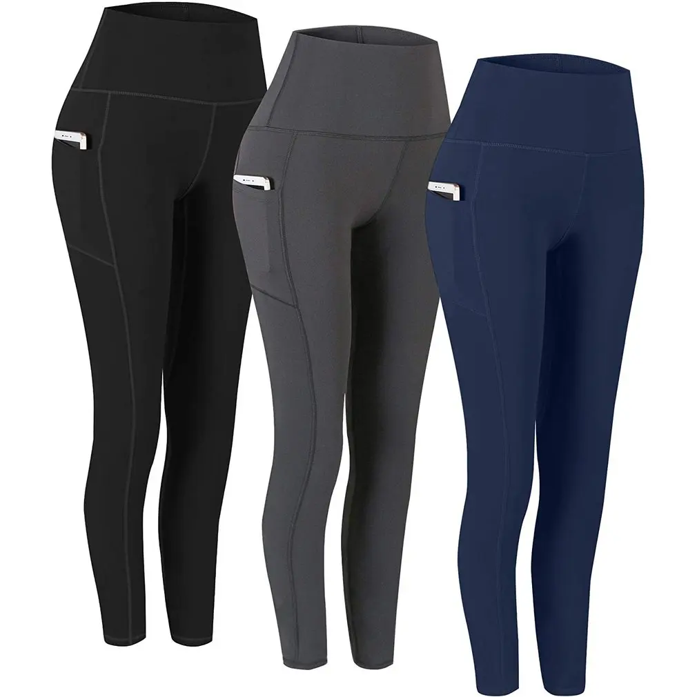 3 Pairs High Waist Sports Pants With Pockets Women Leggings Running Cycling Wortout Gym Textured Fitness Yoga Butt Lift Tights
3 Pairs High Waist Sports Pants With Pockets Women Leggings Running Cycling Wortout Gym Textured Fitness Yoga Butt Lift Tights