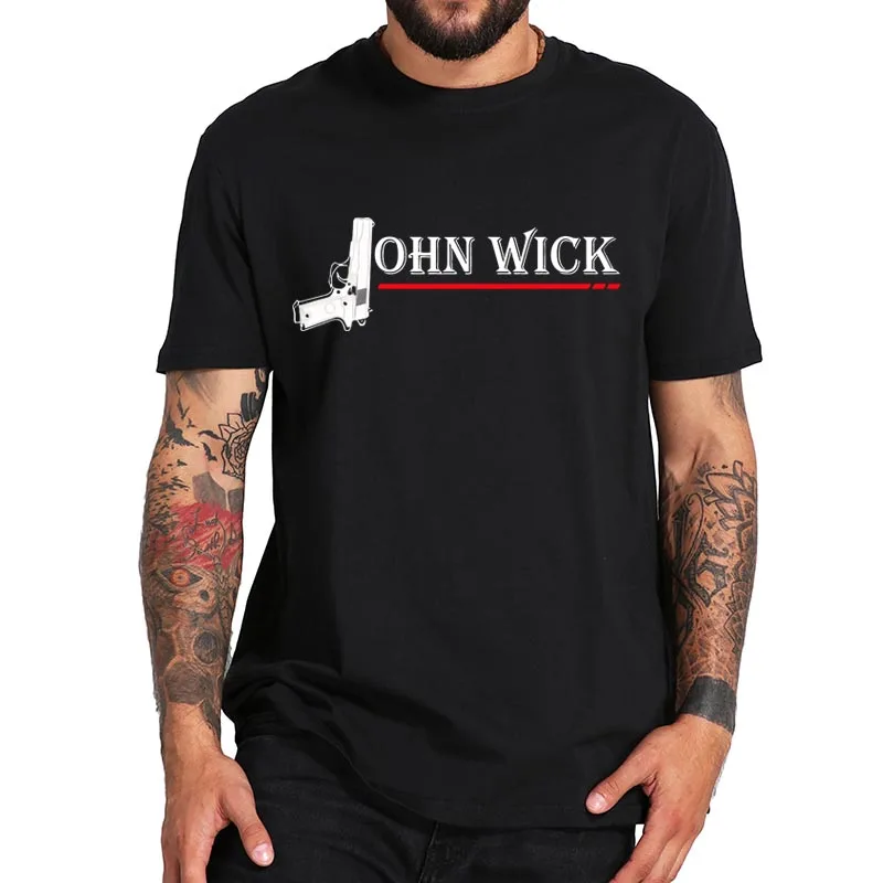 John Wick Guns T Shirt Vigilante Action-Thriller Movie T-Shirt EU Size 100% Cotton Breathable High Quality Cool Tops
John Wick Guns T Shirt Vigilante Action-Thriller Movie T-Shirt EU Size 100% Cotton Breathable High Quality Cool Tops