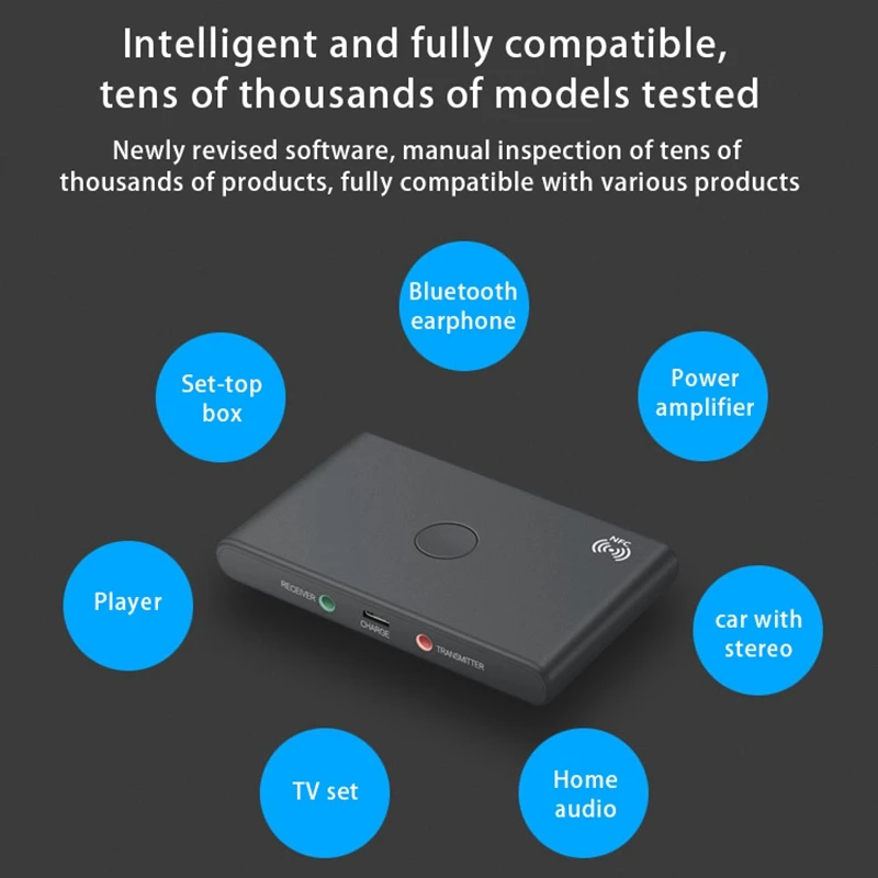 Bluetooth Transmitter Receiver Wireless Audio Adapter for TV Car RCA Bluetooth Audio Receiver Transmitter
Bluetooth Transmitter Receiver Wireless Audio Adapter for TV Car RCA Bluetooth Audio Receiver Transmitter