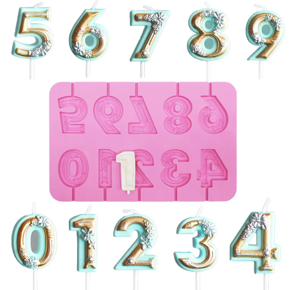 1PCs 0-9 Thread 3D Number Fondant Silicone Mold Candle Sugar Craft Tool Chocolate Cake Mould Kitchen DIY Baking Decorating New
1PCs 0-9 Thread 3D Number Fondant Silicone Mold Candle Sugar Craft Tool Chocolate Cake Mould Kitchen DIY Baking Decorating New