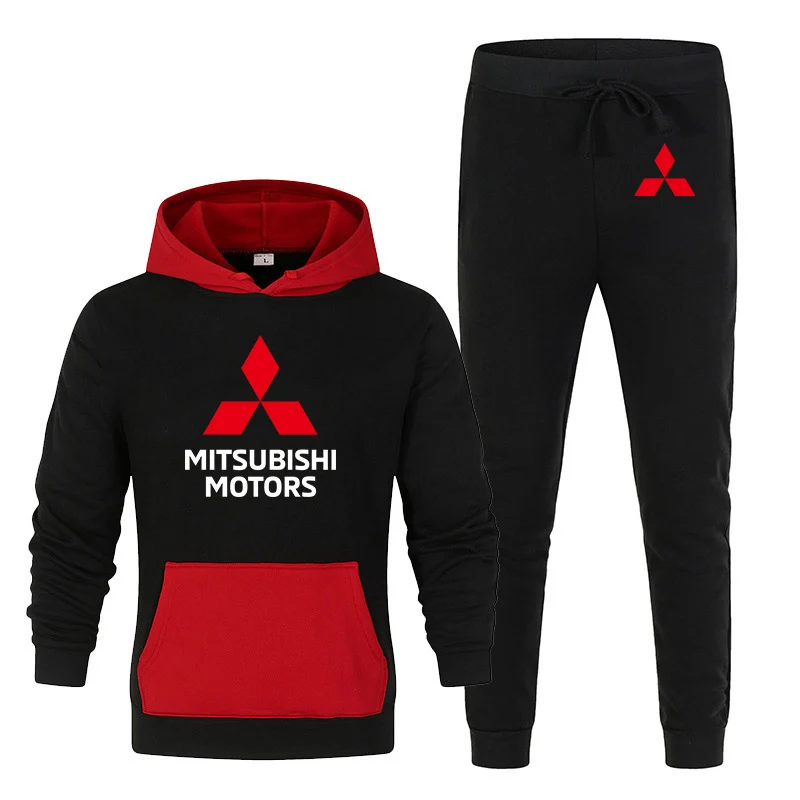 Spring Men's Decal Mitsubishi Motors Printing Set Harajuku Jackets Sport Suits Hip Hop Male Hoodies Motorcycle Sweatpant Set
Spring Men's Decal Mitsubishi Motors Printing Set Harajuku Jackets Sport Suits Hip Hop Male Hoodies Motorcycle Sweatpant Set